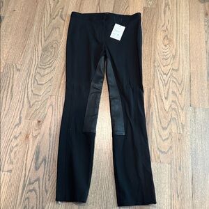 Theory black riding pants - brand new size 8